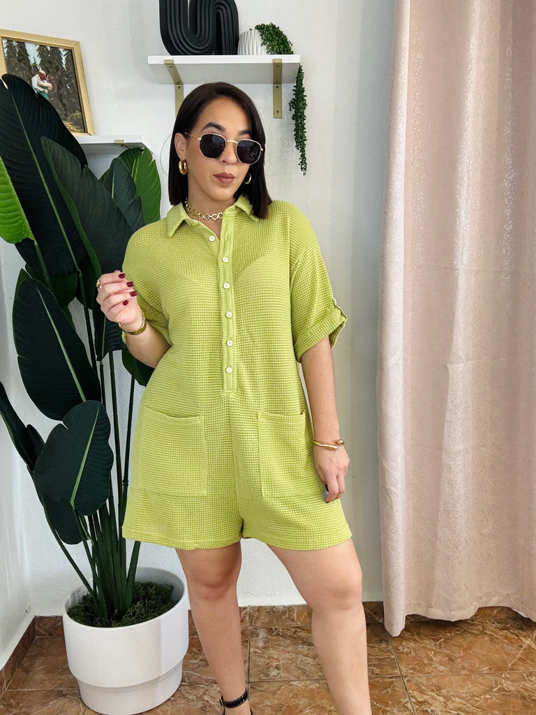 GREEN” ROMPER